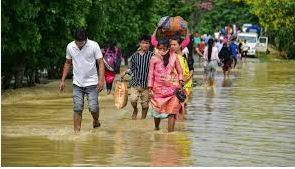 Flood situation improves in Assam, water level in rivers below danger mark