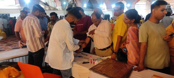 Free investigation of 1683 people in free medical camp