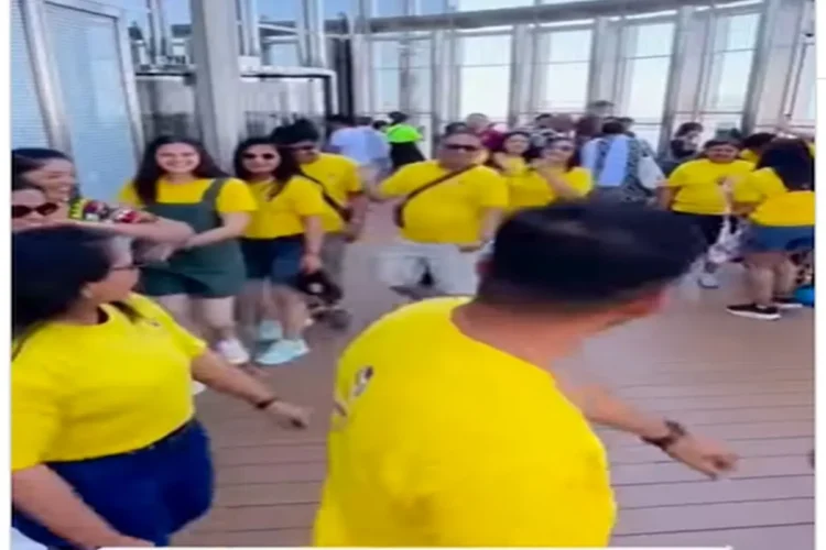 Garba video of Indian tourists went viral on Burj Khalifa