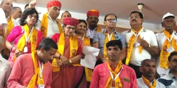 Gaur president, Ojha will be the executive president in the election of the state executive of the Indian Consumer Confederation