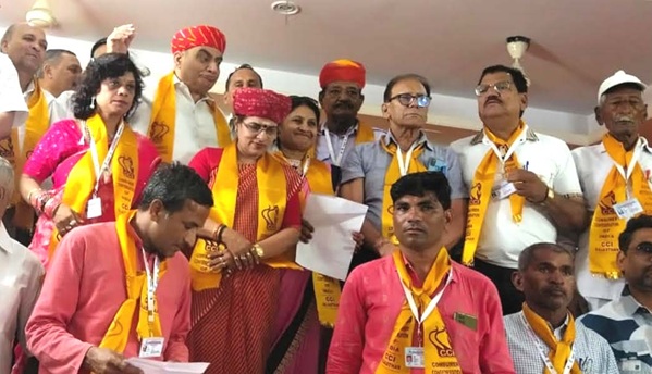 Gaur president, Ojha will be the executive president in the election of the state executive of the Indian Consumer Confederation