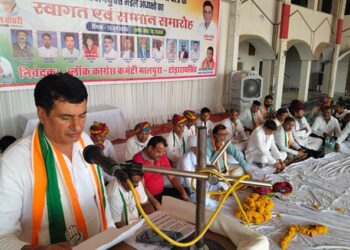 Greetings of newly appointed mandal presidents of Congress in Malpura-Todaraisingh, call for solidarity