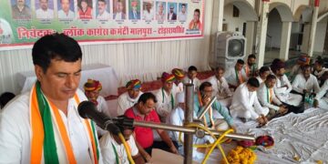Greetings of newly appointed mandal presidents of Congress in Malpura-Todaraisingh, call for solidarity
