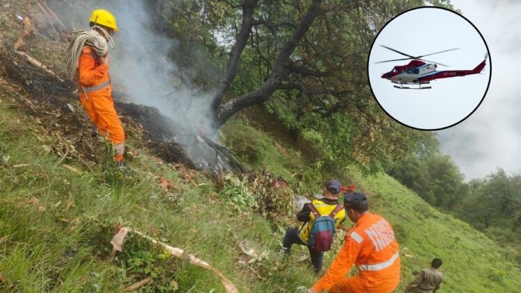 Helicopter Going to Kedarnath Crashes 7 People Including The Pilot Died | Kedarnath Helicopter Crash: 7 people including helicopter crash, pilot going to Kedarnath. News Track in Hindi