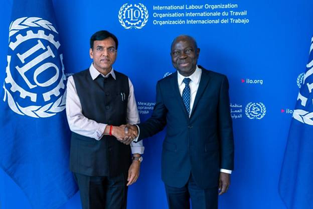ILO gave India second rank in the world for social security coverage