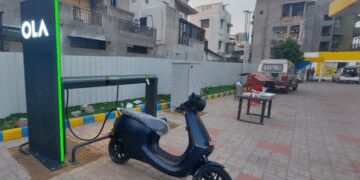 Impact of doubling losses in the fourth quarter, Ola Electric shares slipped about 10 percent