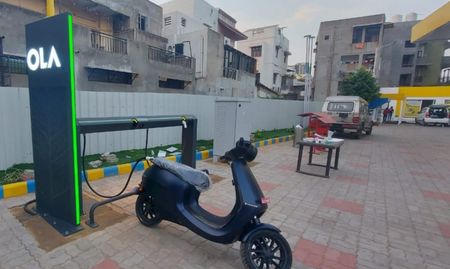 Impact of doubling losses in the fourth quarter, Ola Electric shares slipped about 10 percent