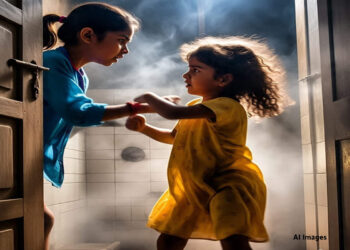 In MP, an 8 -year -old girl hit a 5 -year -old girl very much and then in demand, sindoor and cut hair