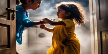 In MP, an 8 -year -old girl hit a 5 -year -old girl very much and then in demand, sindoor and cut hair