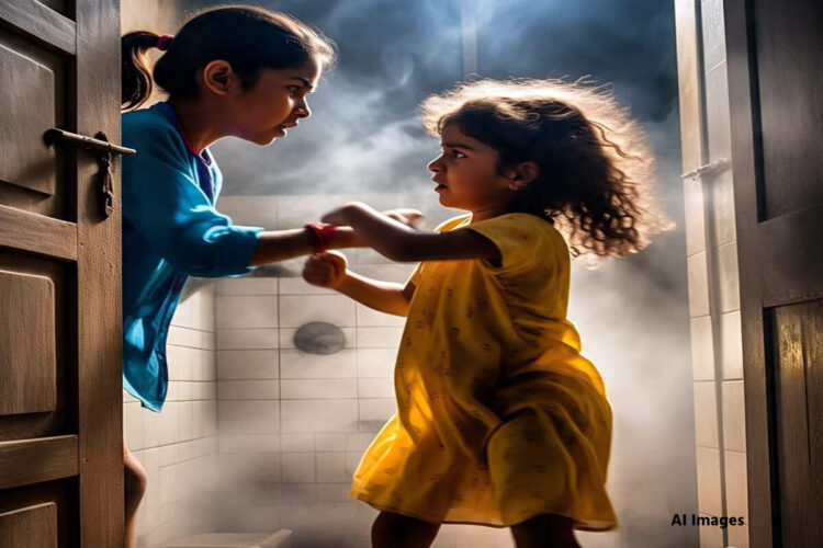 In MP, an 8 -year -old girl hit a 5 -year -old girl very much and then in demand, sindoor and cut hair