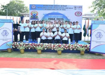 Indian Coast Guard celebrated Yoga Day as a healthy lifestyle to deal with physical-mental stress