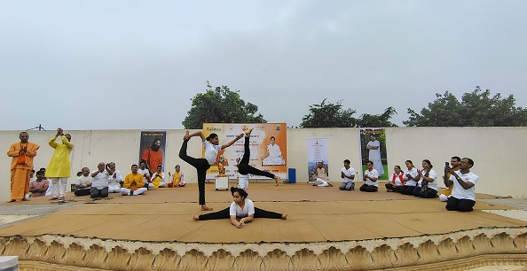 International Yoga Day: A unique confluence of yoga and devotion in secret Vrindavan Dham
