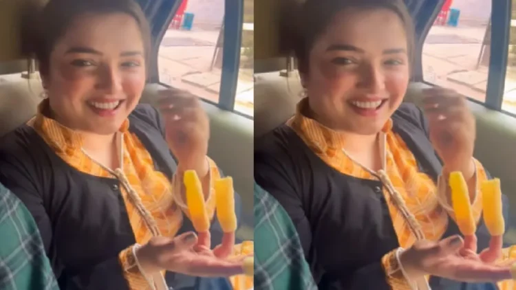 Ishtiaq Sheikh shared a special video of Amrapali Dubey, said- the girl is her Munni ...