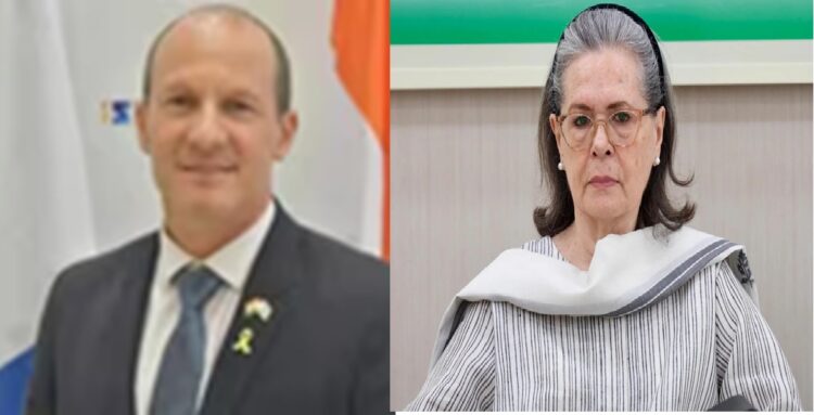 Israeli ambassador expressed resentment over Sonia Gandhi's article in support of Iran