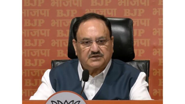 JP Nadda appreciated PM Modi on the completion of 11 years of BJP government, "PM changed the political culture of the country and took adventure"
