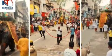 Jagannath Rath Yatra 2025, Ahmedabad Rath Yatra, Elephant Panic Incident, Rath Yatra Stampede, Jagannath Procession Accident, Uncontrolled Elephant News, Rath Yatra Trageedy, Ahmedabad Crowdy Chaos, Rath Yatra Elephant Scare, Rath Yatra Mishap | Jagannath Rath Yatra 2025: Big accident in Ahmedabad! Uncontrolled elephants, stampede during God's chariot journey. News Track in Hindi