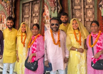 Kajal Raghavani reached Ayodhya after Sangam, visited Ram Lala