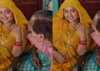 Kajal Raghavani's mouth shown on the set, actress shared pictures in yellow saree