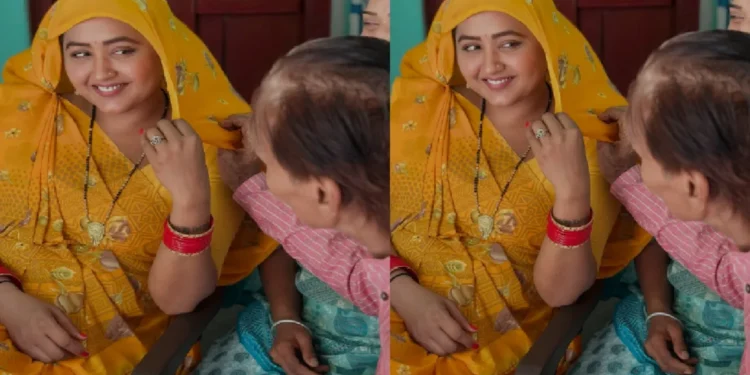 Kajal Raghavani's mouth shown on the set, actress shared pictures in yellow saree