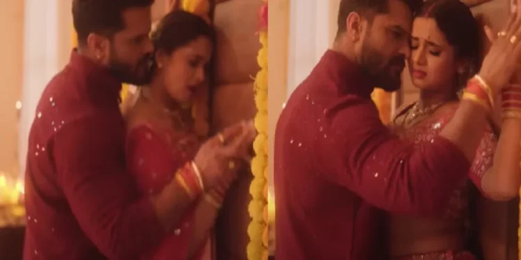 Khesari Lal Yadav asked on Suhag's SEZ, "Sapphire fell red with shame