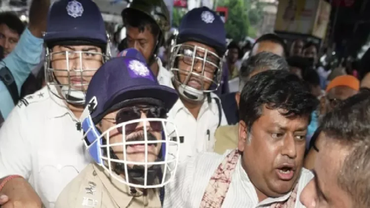 Kolkata Law Student Gangrape: BJP's demonstration against Mamata Banerjee in Kolkata gang rape case, demand for resignation, JP Nadda formed inquiry committee, BJP protests against mamata bnerjee in kolkata gang rape case, Demands Resignation, JP NADDA FORMSTISTITION, JP NADDA FORMS Committee
