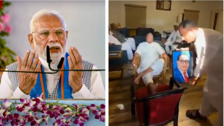 Lalu Yadav Ambedkar Controversy, PM Modi Attacks Lalu Yadav, RJD AMBEDKAR Insult, Ambedkar Photo VIRAL NEWS, LALU YADAV Birthday Controversy, PM MODI SIWAN RALY SPJPACH, Dalit Respight Respight Ambedkar disrespect, modi vs Lalu 2025, Ambedkar Insult Poster Bihar, Lalu Ambedkar Viral Image, RJD Controversy June 2025, BJP Dalit Outreach, Bihar Election 2025 News, BIHAR Election 2025 News, LALU YADAVEDKAR APOLOGY Demand, PM Modi speech bihar 2025, ambedkar image disact Viral, Ambedkar in Politics, Modi Lalu Political Clash, AMBEDKAR Insult Viral Photo | PM Modi's rage attack, said on Lalu- 'We keep Baba Saheb in the heart, these people in their feet!' , News Track in Hindi