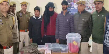 Large action of Crime Branch in Jaipur, smugglers arrested in video with 1.06 crore smack