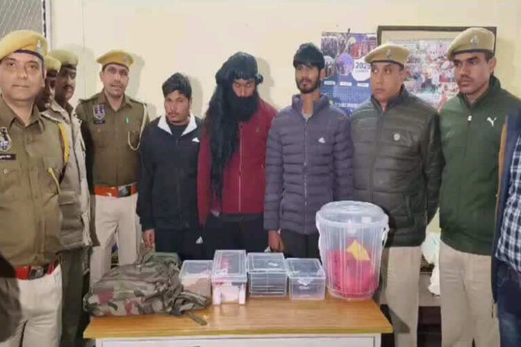 Large action of Crime Branch in Jaipur, smugglers arrested in video with 1.06 crore smack