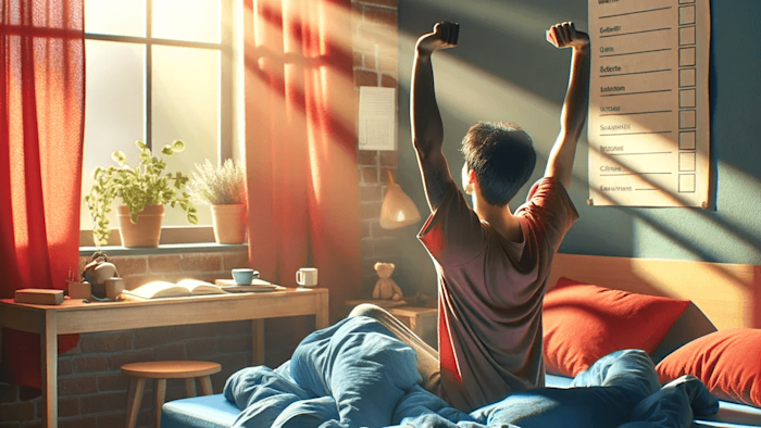 Leaders and winners make morning habits, how to go in video how to make a disciplined routine to get success in life