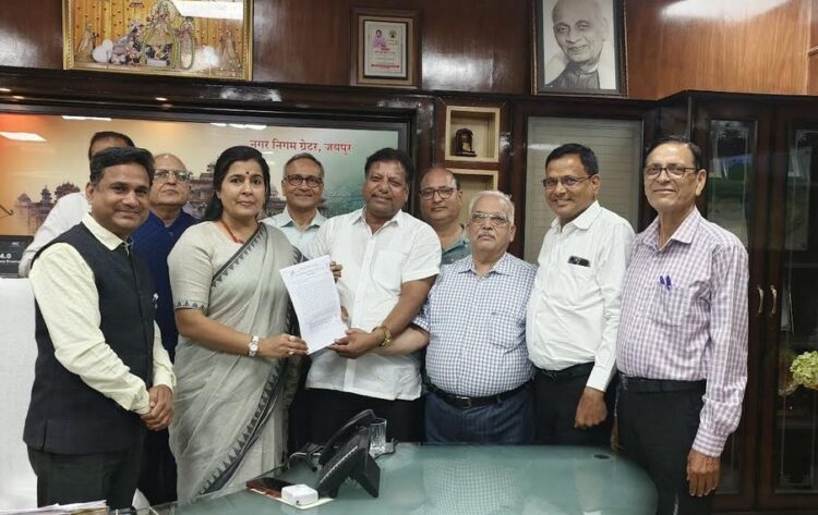 Mahesh Nagar Mokshadham was given lease on lease for a period of 20 years, Mayor Dr. Soumya Gurjar gave a No Objection Certificate