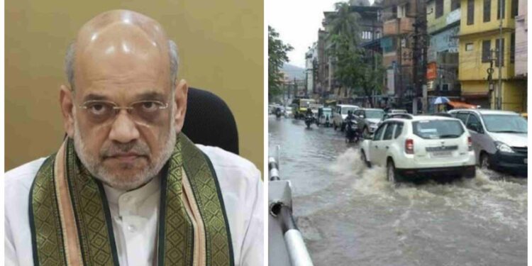 More than 4 lakh people affected by floods in Assam, number of dead reached 10; Amit Shah talks to CM