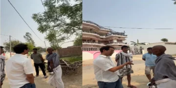 Nirhua came out on the village's Dagariya, Guptugu with the people of the village
