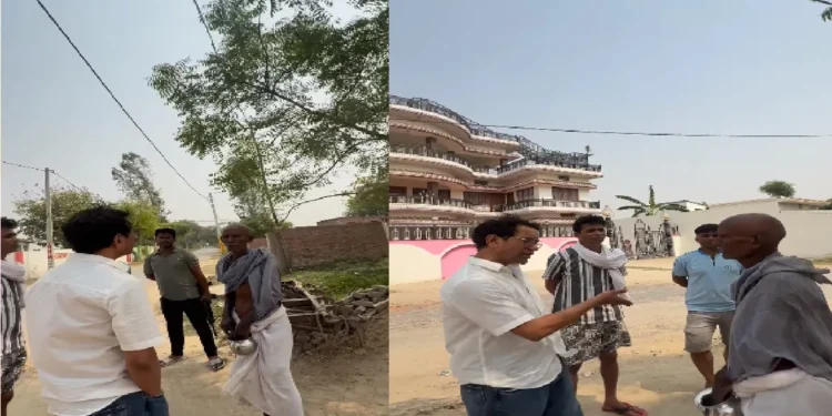 Nirhua came out on the village's Dagariya, Guptugu with the people of the village