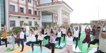 Organizing Yoga Unplugged Session at Dausa Medical College, unique initiative to connect youth with yoga