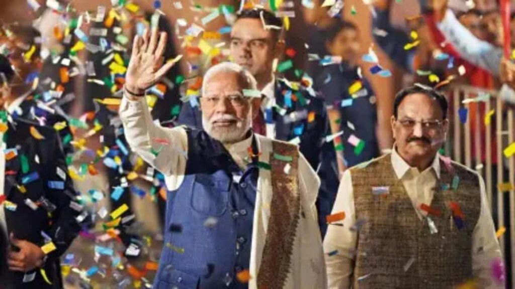 PM Modi 3.0 | Prime Minister Narendra Modi Third Term Completed One Year | PM Modi 11 years Completed | Today Latest Update | Newstrack Samachar | Coalition government but still these big decisions! How much has changed in one year of the third term; BJP made itself 'powerful'. News Track in Hindi