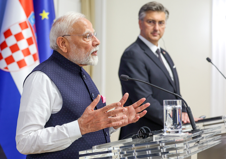 PM Modi invited the Prime Minister of Croatia to come to India, said- Terrorism is the enemy of humanity