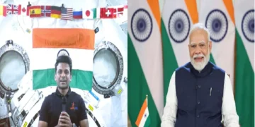 PM Narendra Modi Spoke to Shubhanshu Shukla: Auspicious and your journey in your name also inaugurated the new era, PM Narendra Modi said with Shubhanshu Shukla, Shubhanshu Shukla, Shubh in your name and your journey is the begining of a new era, PM NARENDRA MODI SORATE Shubhanshu shukla who went on a space jeurney