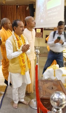 Panihati Chida Dahi festival celebrated in Gupta Vrindavan Dham, BJP state president Madan Rathore blessed Sri Krishna-Balaram