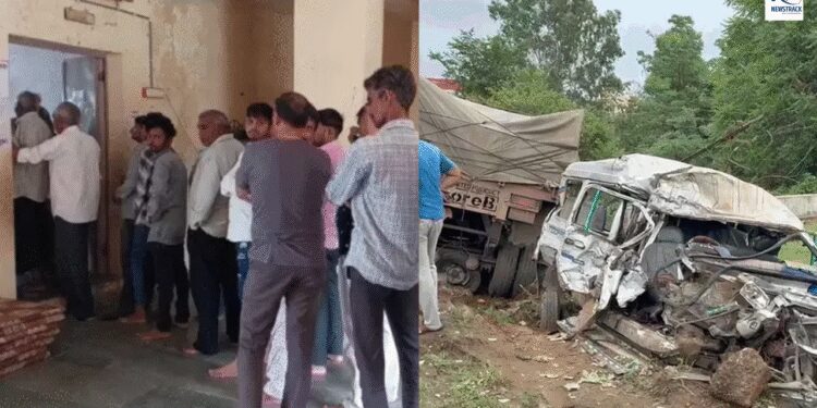 People was going to Vote in Mahisagar Jeep Collided With Truck 2 Died 13 Injured | Gujarat Panchayat Election 2025: People were going to vote in Mahisagar, truck collided jeep, 2 killed, 13 injured. News Track in Hindi