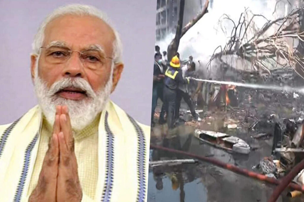 Plain crash full of 242 passengers in Ahmedabad, PM Modi expresses grief