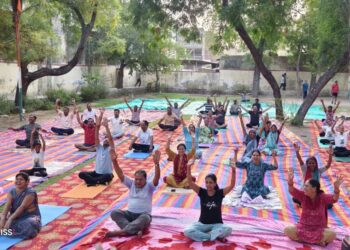 Preparations for International Yoga Day begin in Dausa, free yoga camp launched in Nehru Garden