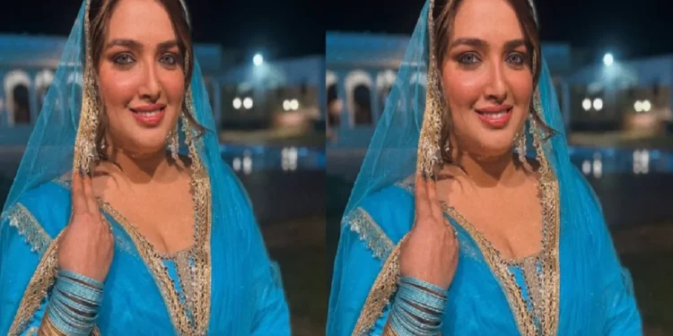 Princess Jasmine became Amrapali Dubey, actress wreaked havoc in Anarkali suit