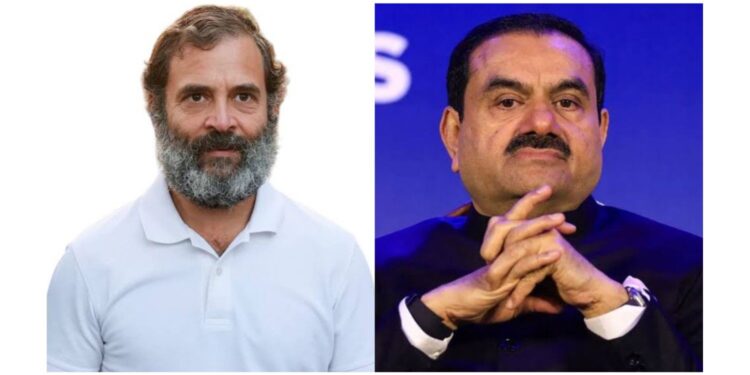 Rahul Gandhi's LIC on investment in Adani Group