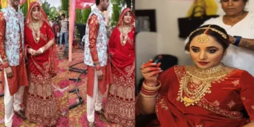 Rani Chatterjee became a bride in a red couple, who proposed by giving roses
