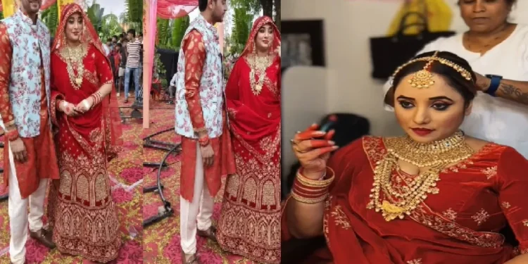 Rani Chatterjee became a bride in a red couple, who proposed by giving roses