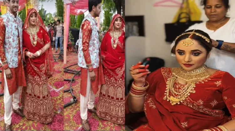 Rani Chatterjee became a bride in a red couple, who proposed by giving roses