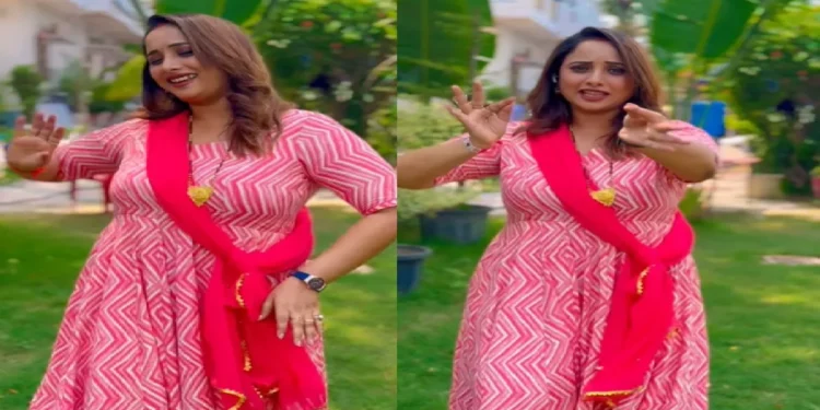 Rani Chatterjee climbed the color of Ram Bhakti, Amazing on Alia Bhatt's song