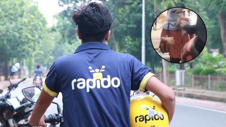 Rapido Bike Driver Slaps Woman | Bengaluru News | Rapido Bike Driver Slaps Woman Video | Viral Video | Rapido Bike Driver Viral Video | Bengaluru News in Hindi | Rapido Driver Voilates Traffic Rules | , One is the theft from above! Brother with Rapido slapped a strong slap on the woman's cheek, going viral viral. News Track in Hindi
