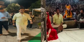 Ravi Kishan at the rate of Baba Mahakal, an actor was absorbed in meditation