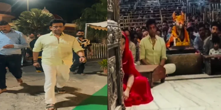 Ravi Kishan at the rate of Baba Mahakal, an actor was absorbed in meditation